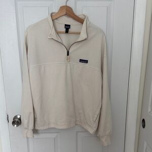 Patagonia Cream Half-Zip Pullover